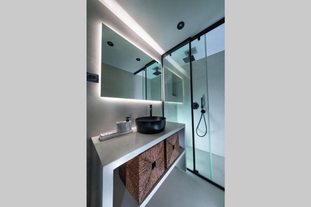 Casa Eva With Outdoor Heated Jacuzzi And Hamam Chrissi Akti Chania Exterior foto