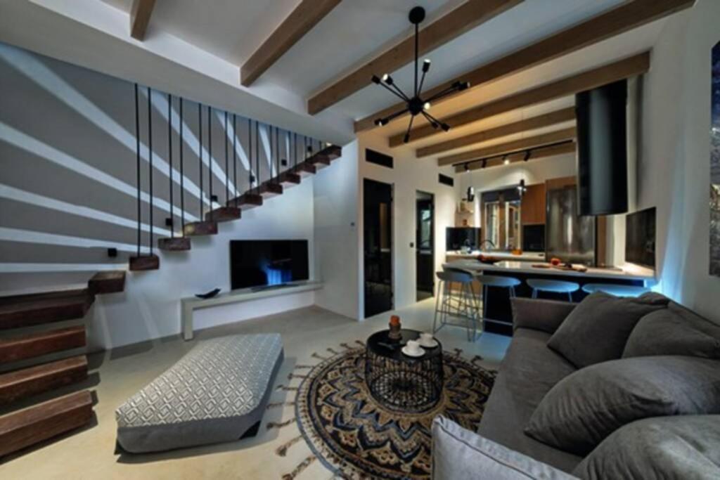 Casa Eva With Outdoor Heated Jacuzzi And Hamam Chrissi Akti Chania Exterior foto